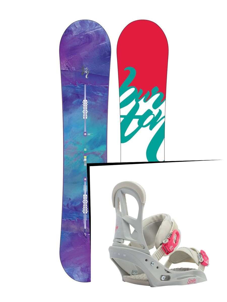 Set: Burton Feather 2015 +  Scribe EST (1191365S) - Bild 1