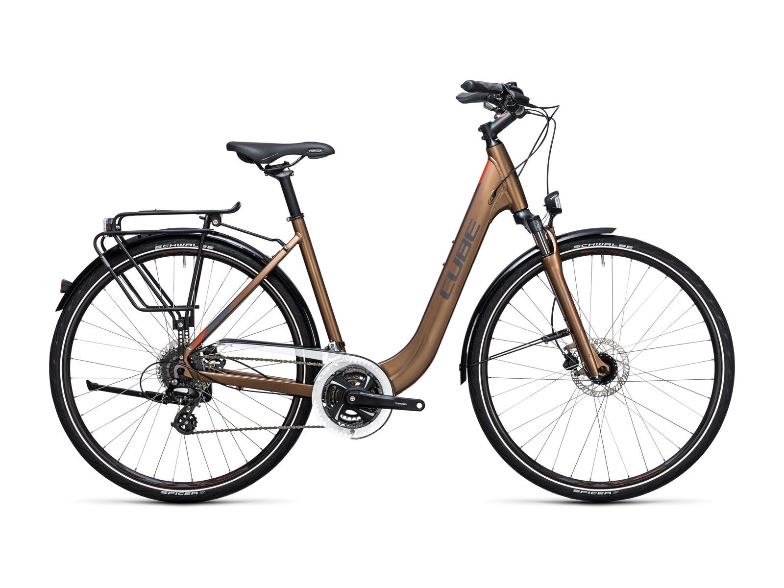 Cube Touring Pro Easy Entry, havanna brown´n´orange - Bild 1