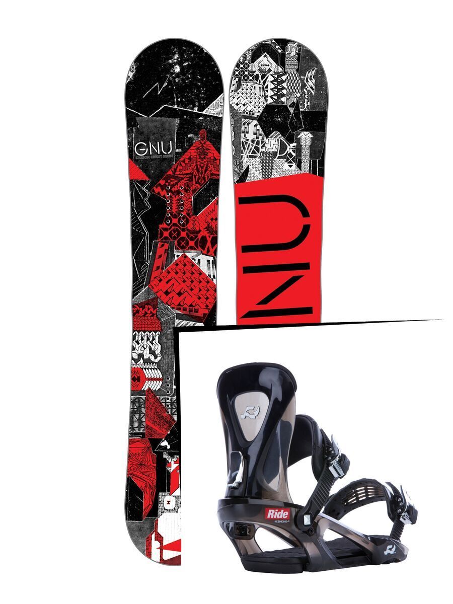 Set: Gnu Carbon Credit 2017 + Ride KX (1178188S) - Bild 1