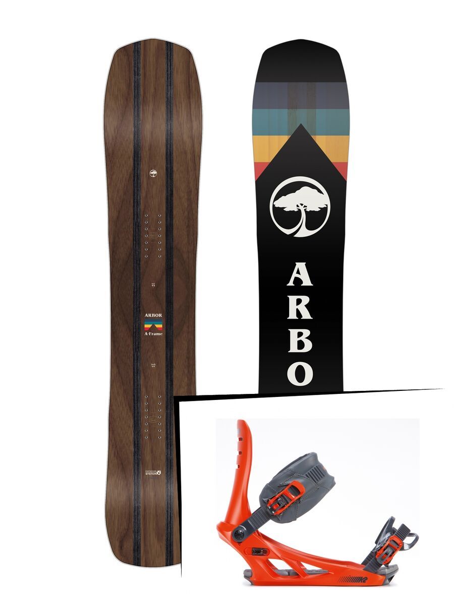 Set: Arbor A-Frame 2019 + K2 Formula orange - Bild 1