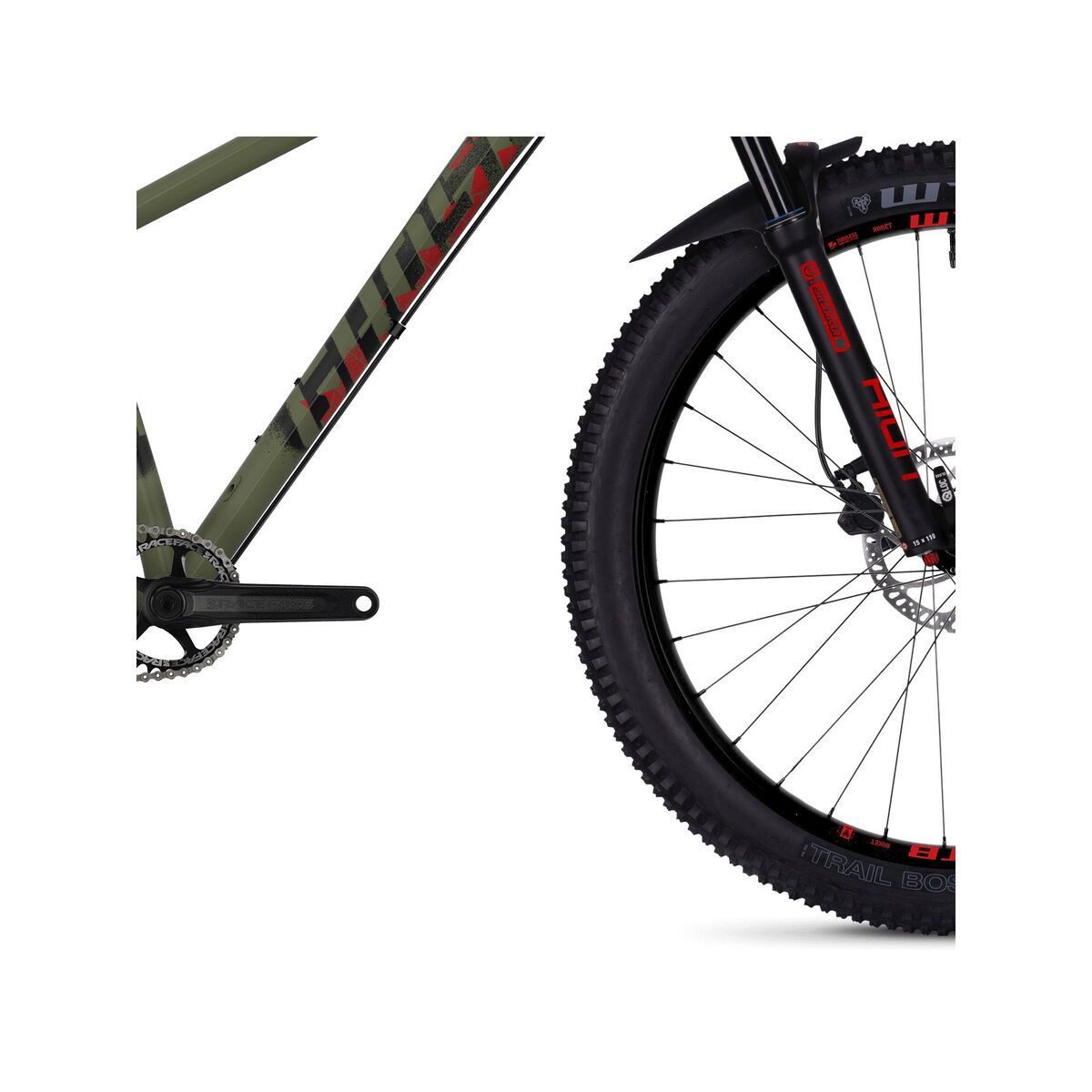 Ghost Roket 5.7+ AL, army green/night black/riot red - Bild 3