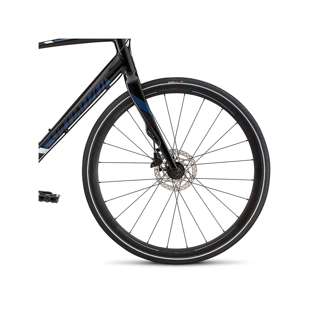 Specialized Sirrus Elite, tarmac black/cobra blue/baby blue reflective - Bild 2