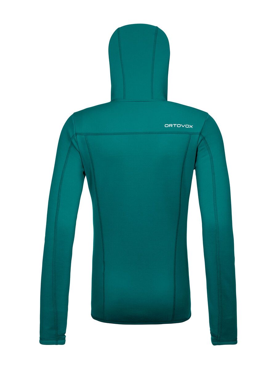 Ortovox Merino Fleece Hoody W, pacific green - Bild 2