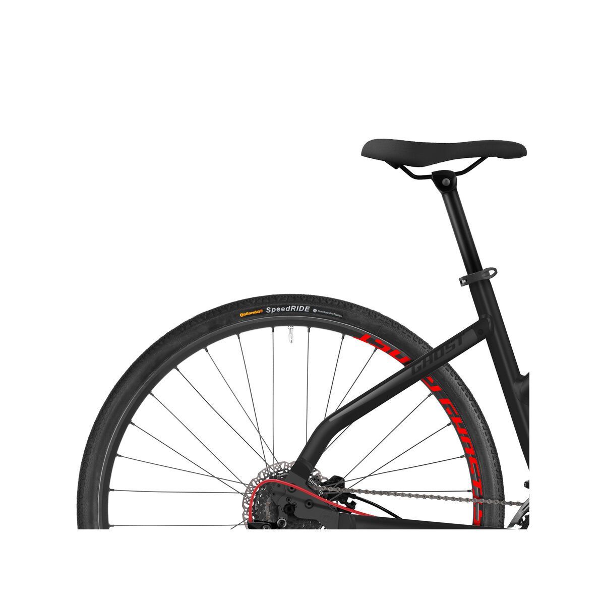 Ghost Square Cross 4.8 W AL, titanium gray/micro chip gray/neon red - Bild 6