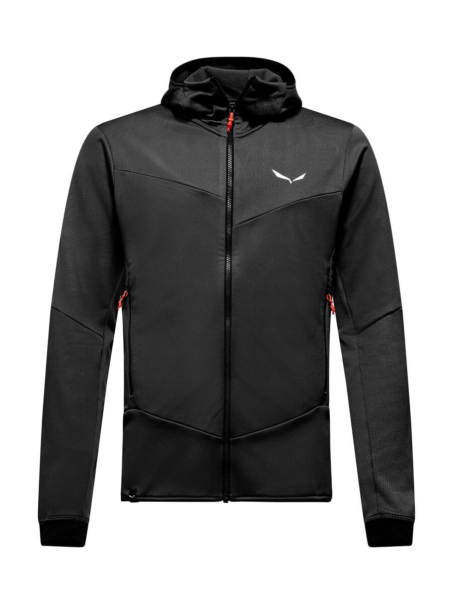 Salewa Sella Crevasse Kapuzenjacke Herren, black out - Bild 1