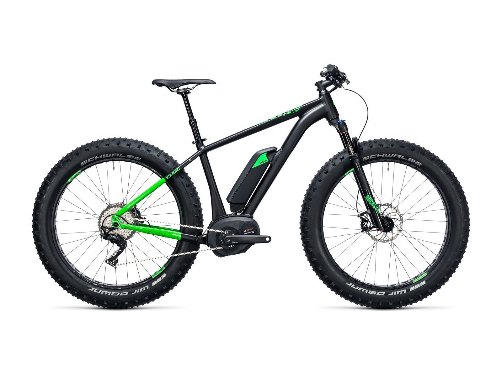Cube Nutrail Hybrid 500, black´n´green - Bild 1