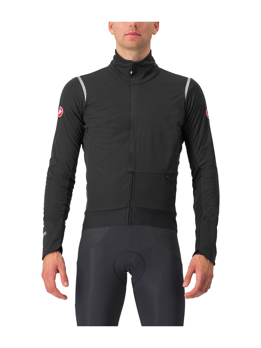 Castelli Alpha Doppio RoS Jacket, light black/silver reflex-dark - Bild 1