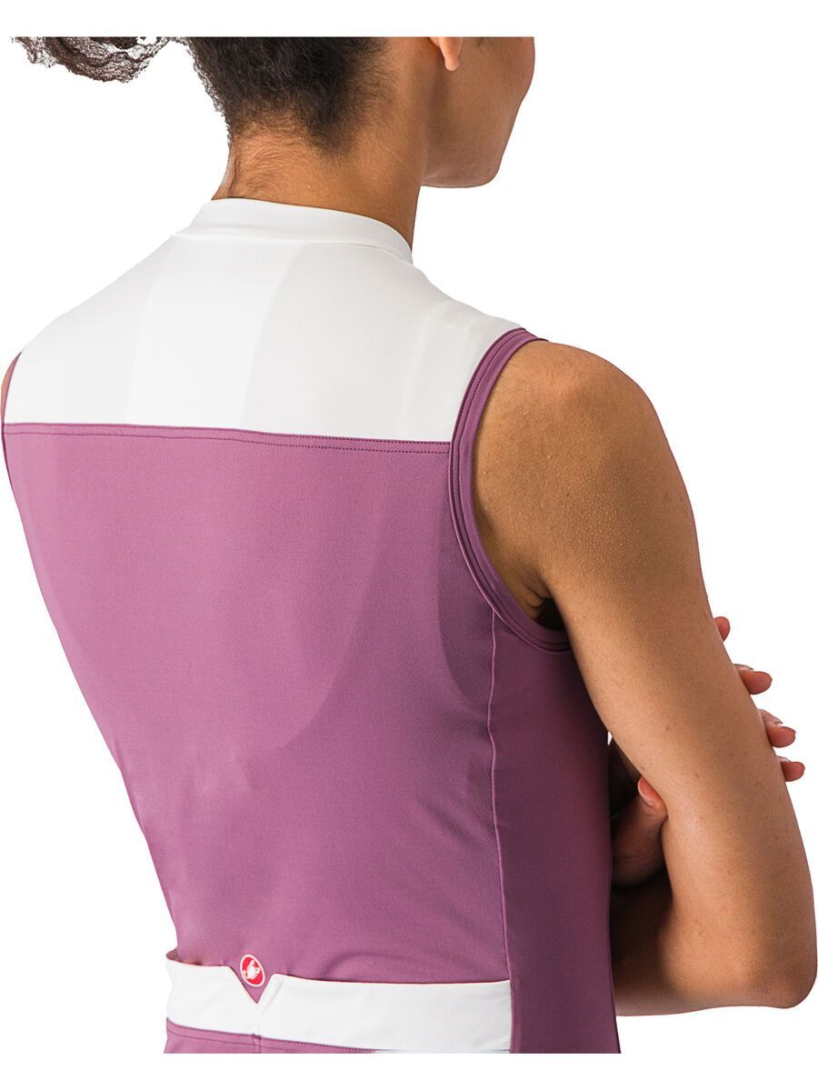 Castelli Solaris Sleeveless Jersey, deep purple/ivory - Bild 6