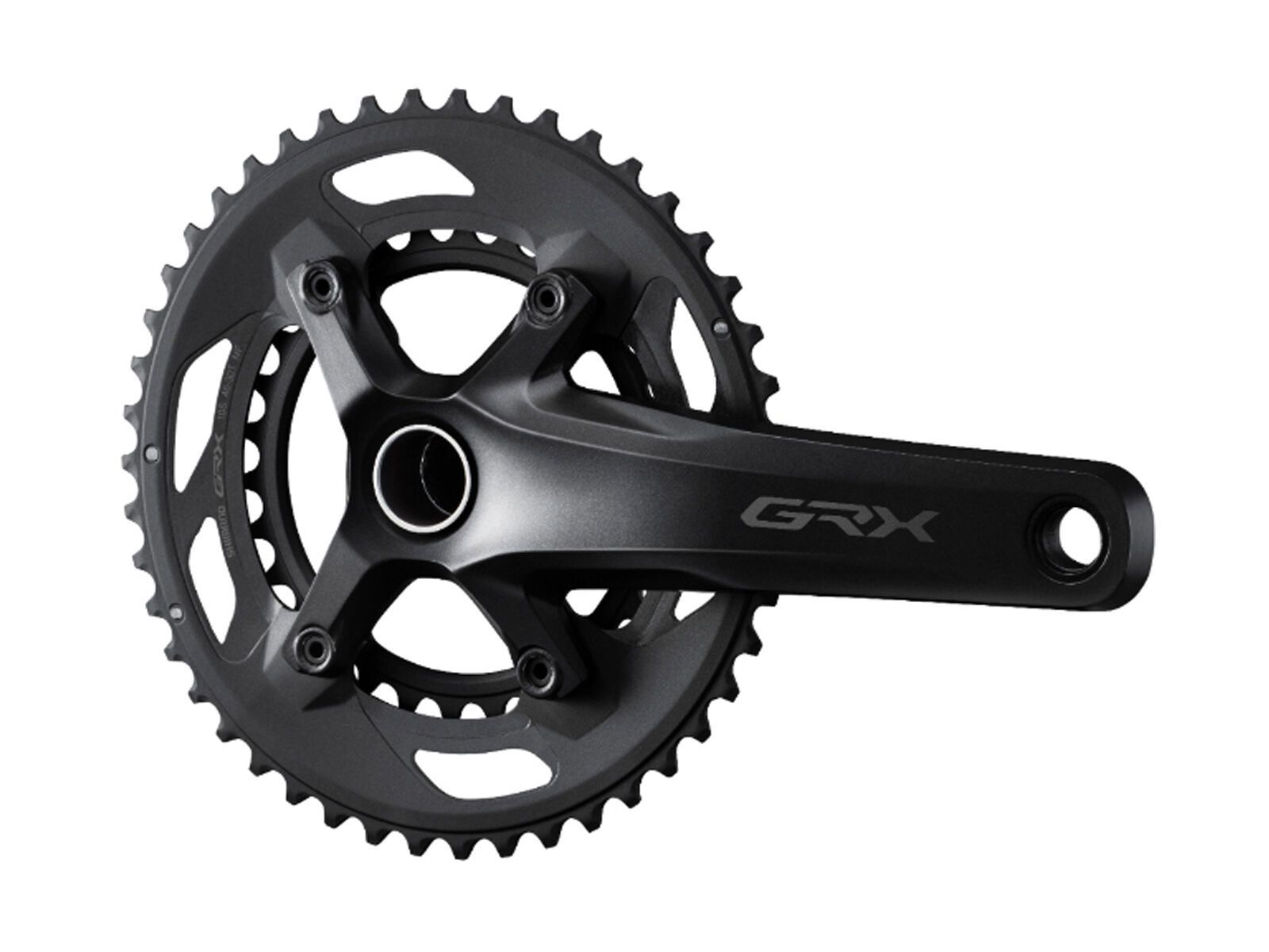 Shimano GRX FC-RX600-10 - 46/30 Z / 2x10, schwarz - Bild 2