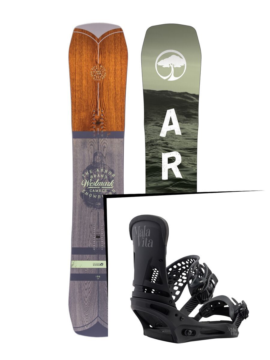 Set: Arbor Westmark Camber 2017 + Burton Malavita (1712843S) - Bild 1