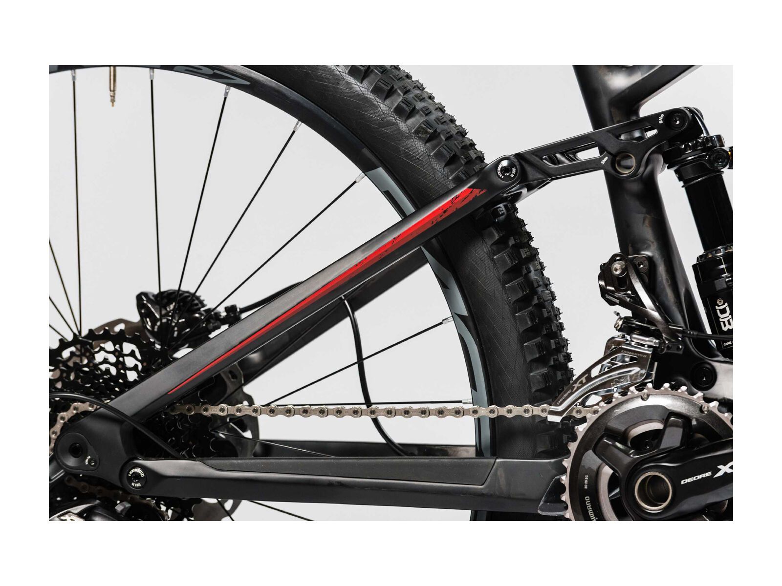 Ghost Riot 8 UC, night black/classic red/riot red - Bild 4