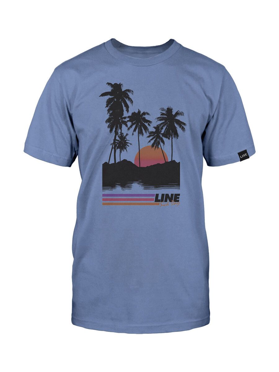 Line Dropout Tee, light blue - Bild 1