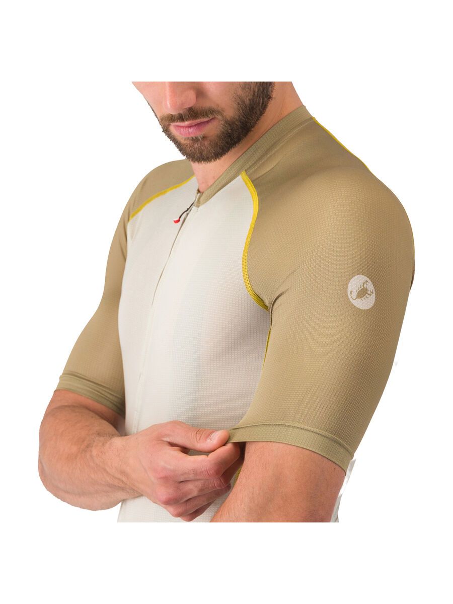 Castelli Unlimited Endurance 3 Jersey, silver moon/elmwood/mango moji - Bild 4
