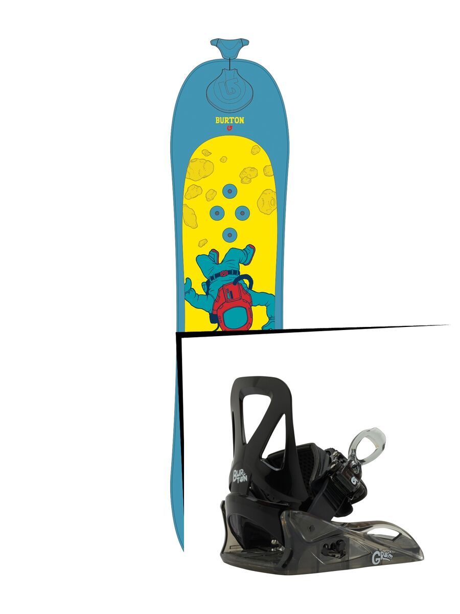 Set: Burton Riglet Board 2019 + Burton Grom black - Bild 1