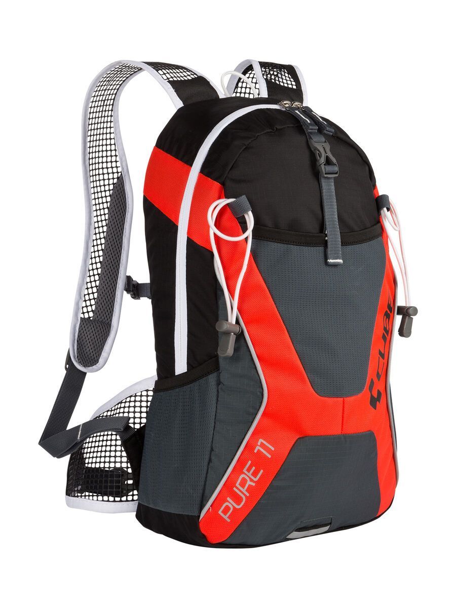 Cube Rucksack Pure 11, black´n´flashred - Bild 1