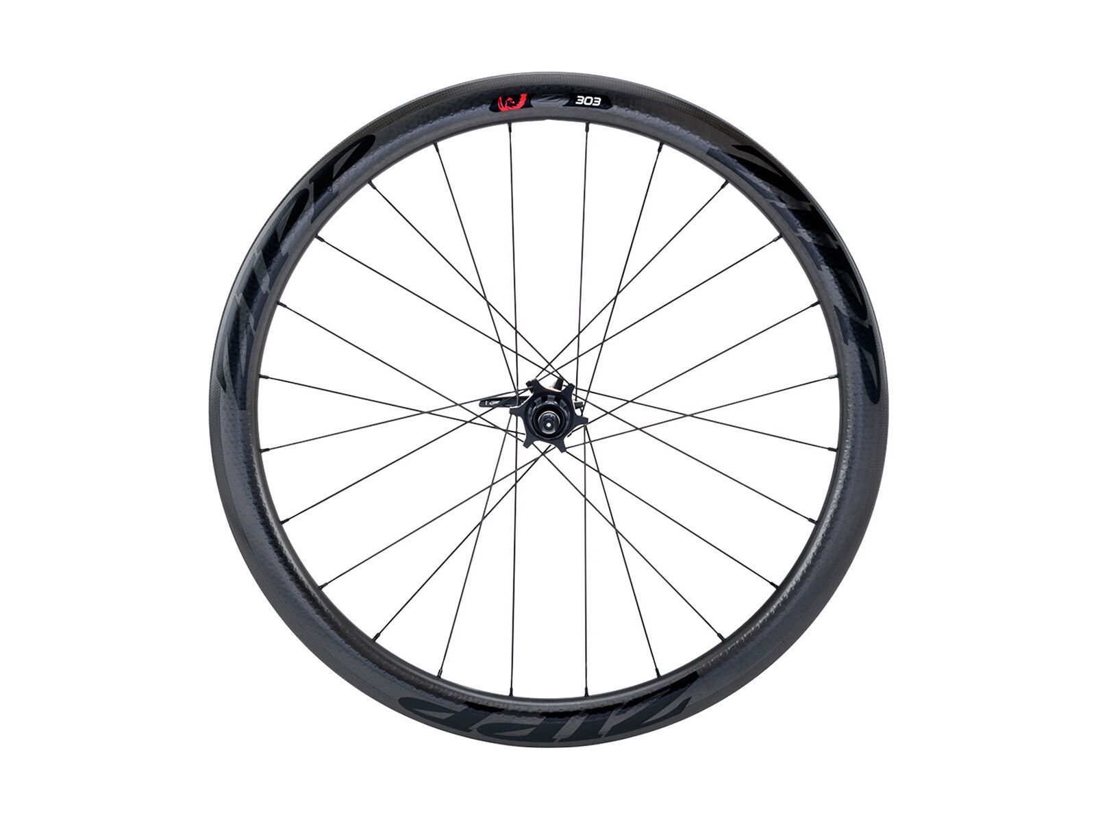 Zipp 303 Firecrest Carbon Clincher, schwarz / schwarze Aufkleber - Bild 1