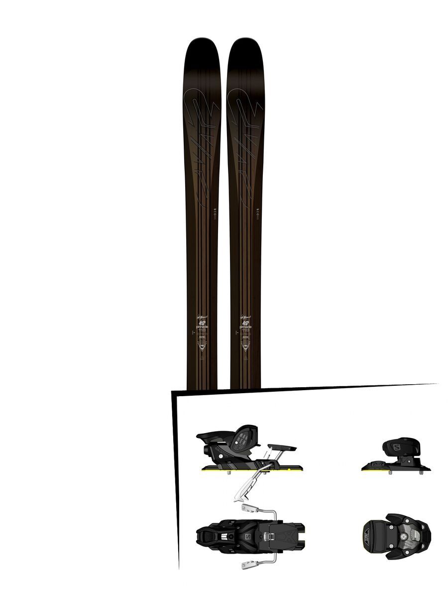 K2 SKI Set: Pinnacle 118 2016 + Salomon Warden MNC 13 - Bild 1