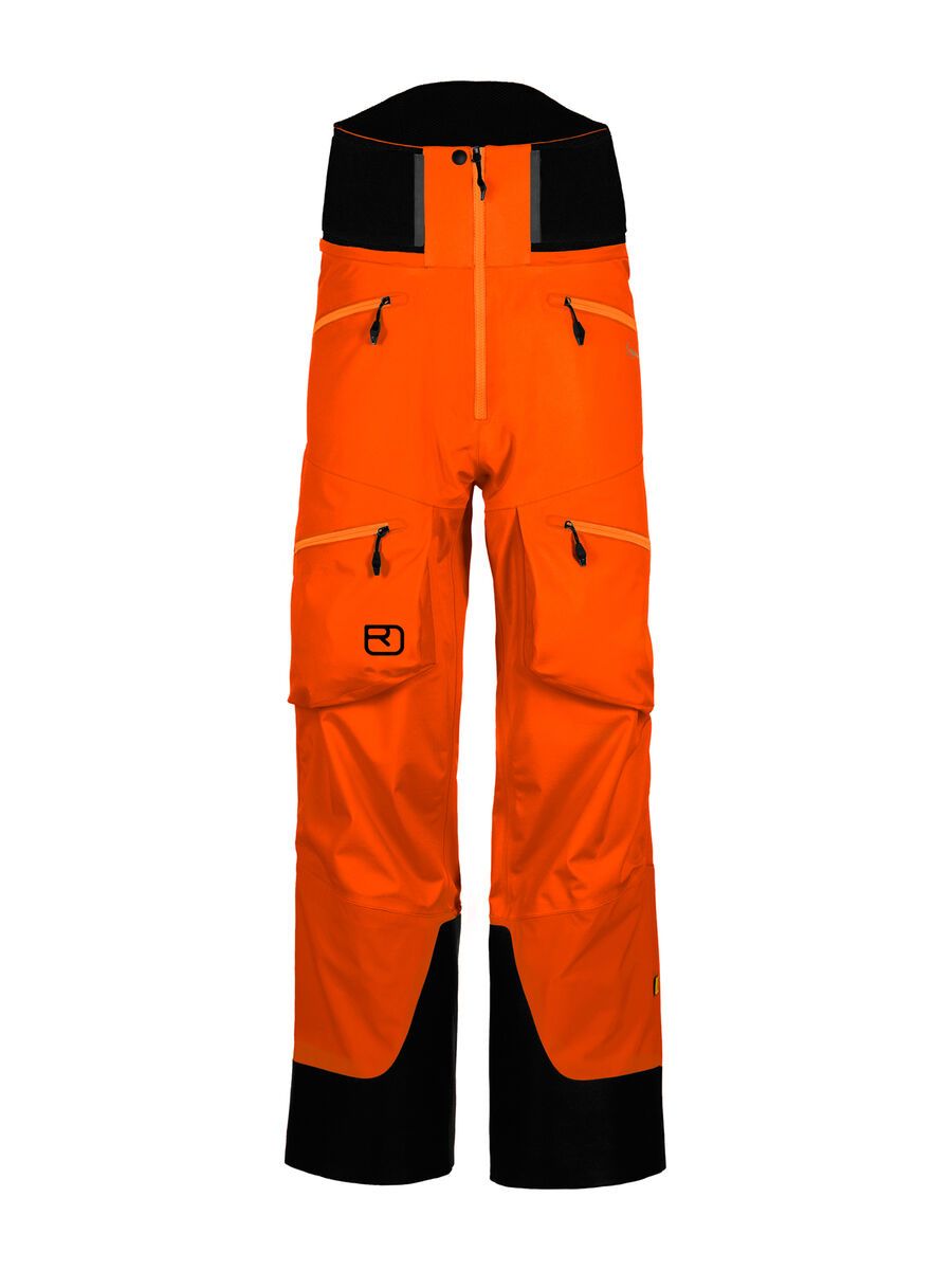 Ortovox 3L Merino Pants Guardian Shell, crazy orange - Bild 1