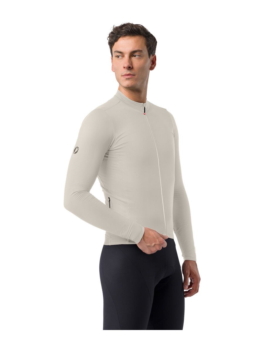 Castelli Thermowoven LS Jersey, silver moon - Bild 2