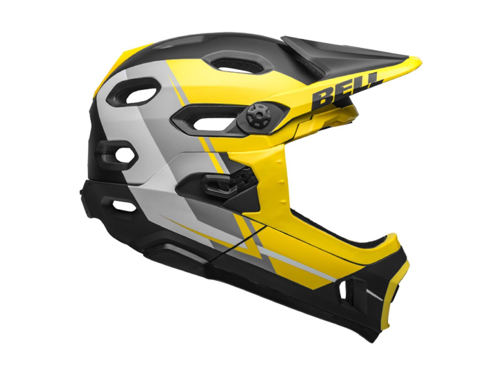 Bell Super DH MIPS, matte yellow/silver/black recourse - Bild 4