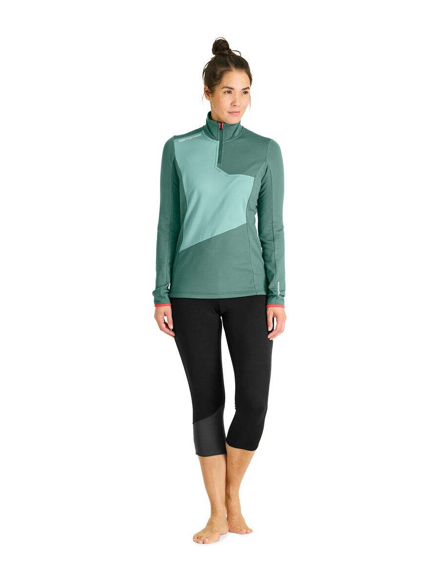 Ortovox Merino Fleece Light Short Pants W, black raven - Bild 3