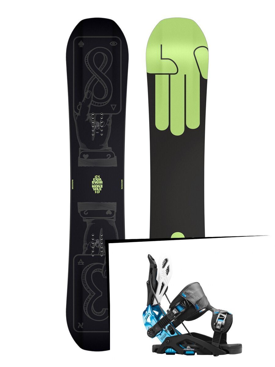 Set: Bataleon Evil Twin 2017 + Flow Fuse-GT (1513133S) - Bild 1