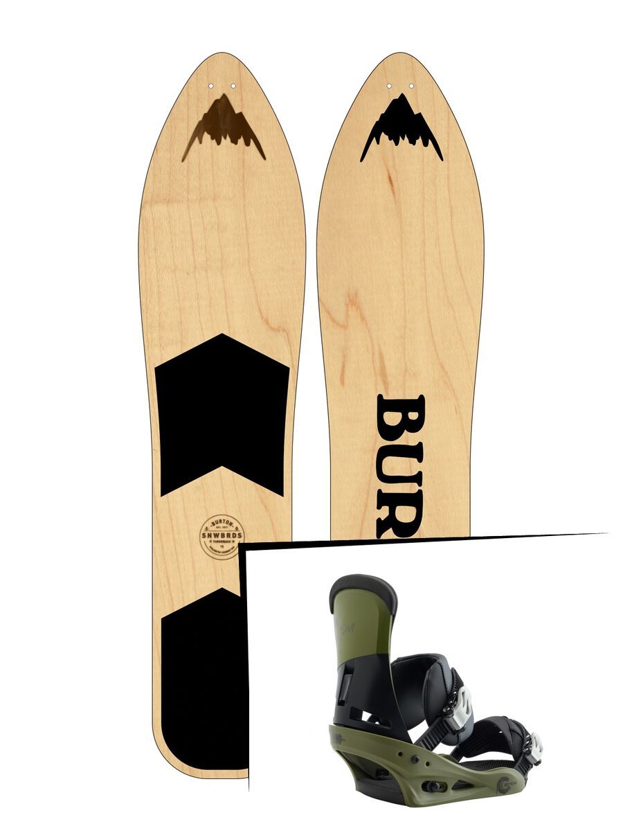 Set: Burton The Throwback 2019 + Burton Custom true grit - Bild 1