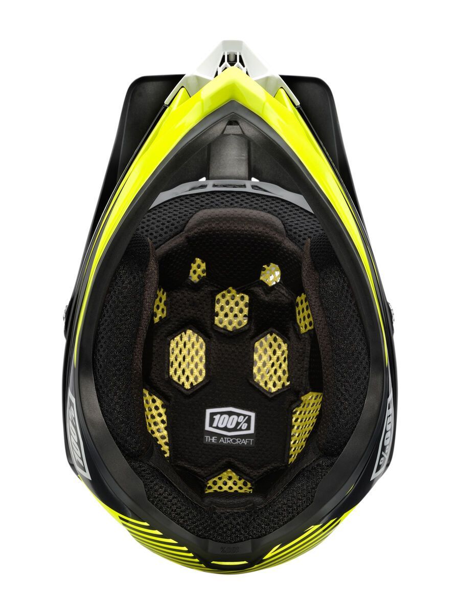 100% Aircraft DH Helmet, Basetech yellow - Bild 5