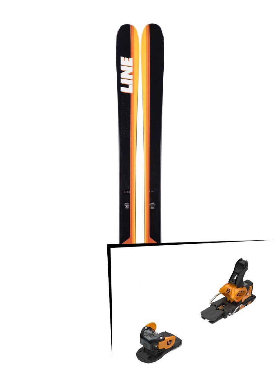 Set: Line Sick Day 94 2019 + Salomon Warden MNC 13 saffron/black - Bild 1