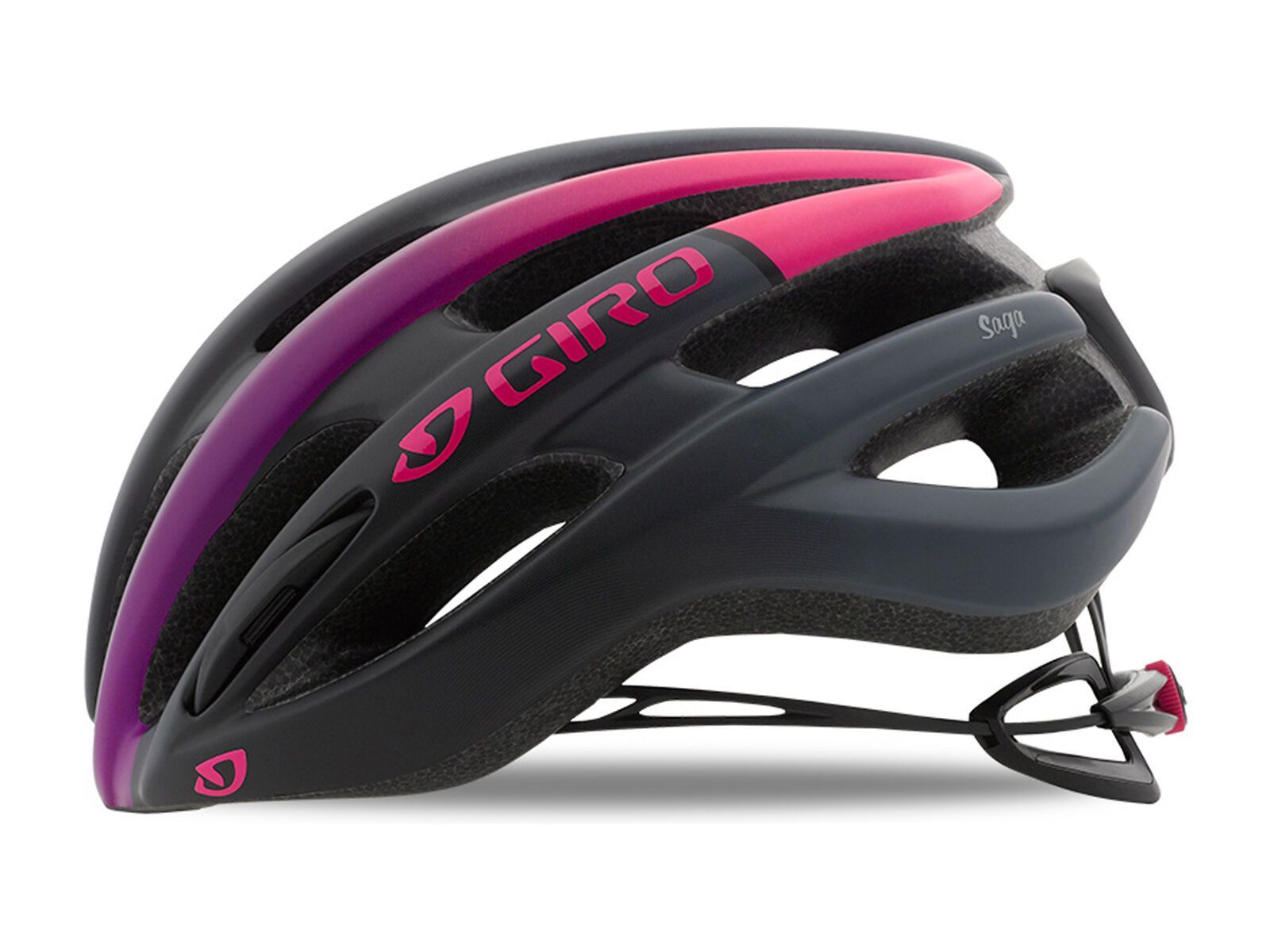 Giro Saga, mat bright pink/black - Bild 2