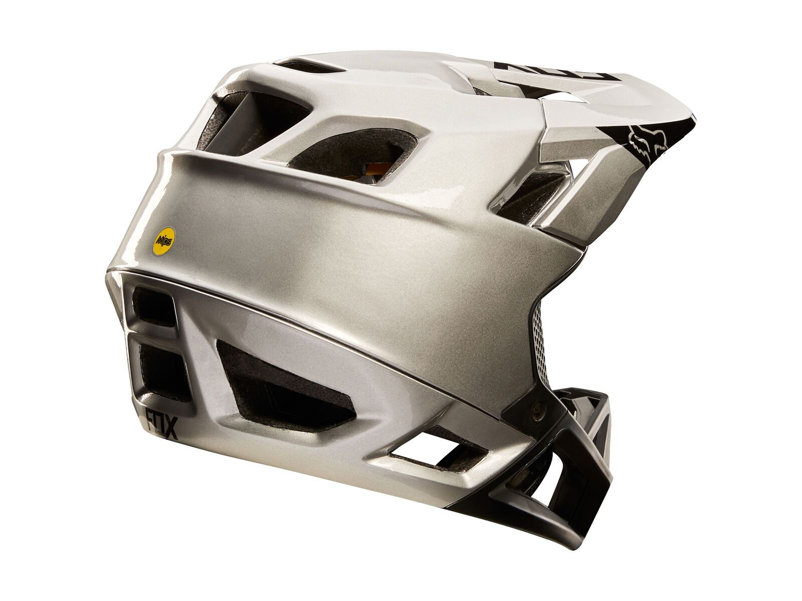 Fox Proframe Helmet Moth, black/silver - Bild 5