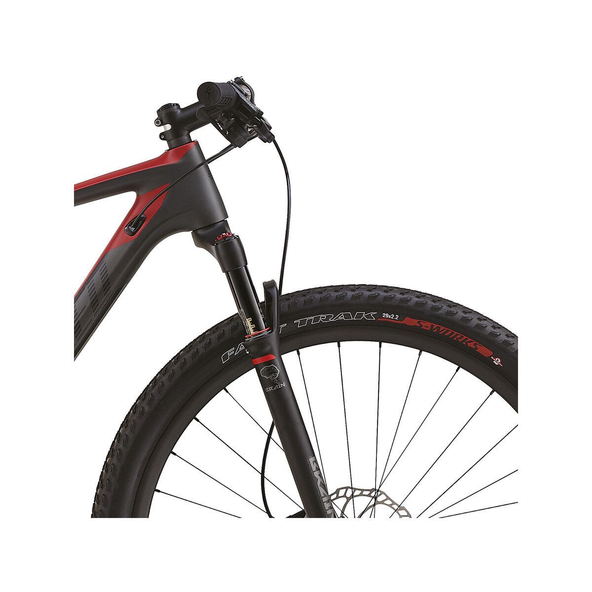 Specialized Stumpjumper HT Expert Carbon, Satin Charcoal Tint/Black/Red - Bild 5