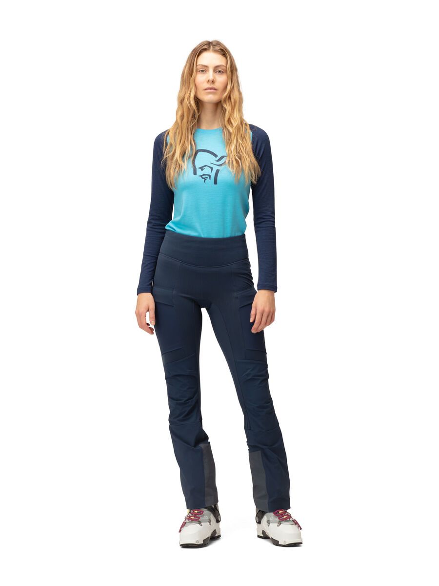 Norrona lyngen equaliser stretch Tights W's, indigo night - Bild 3