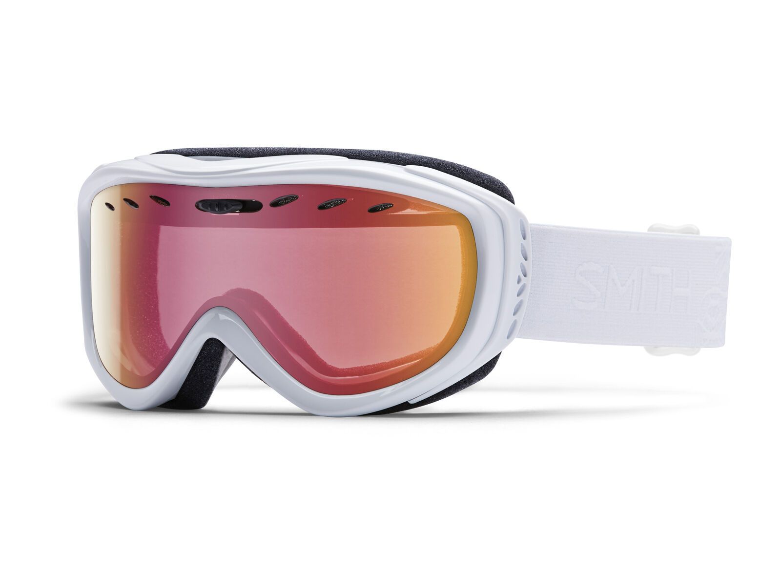 Smith Cadence + Spare Lens, white gbf/red sonsor mirror - Bild 1