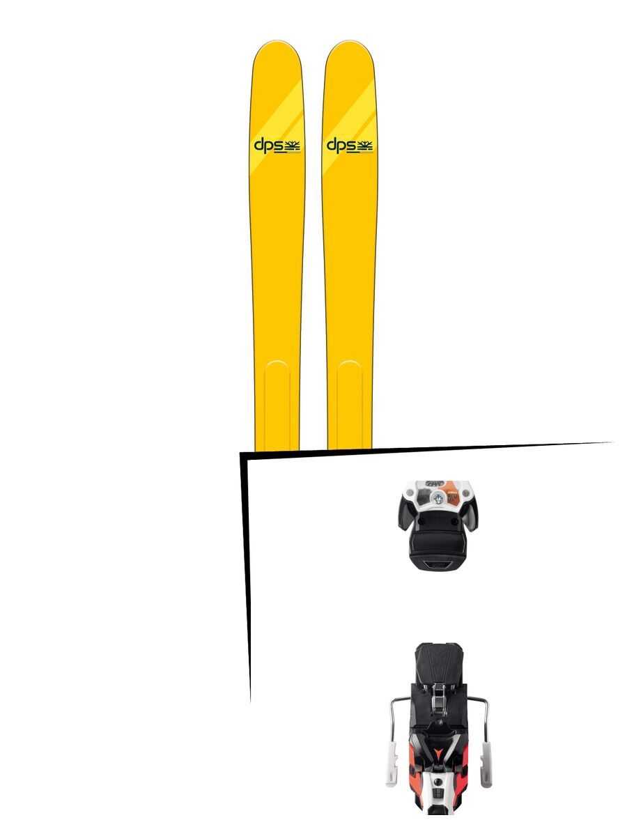 Set: DPS Skis Wailer A112 Alchemist 2018 + Atomic Warden MNC 13 white/black/orange - Bild 1