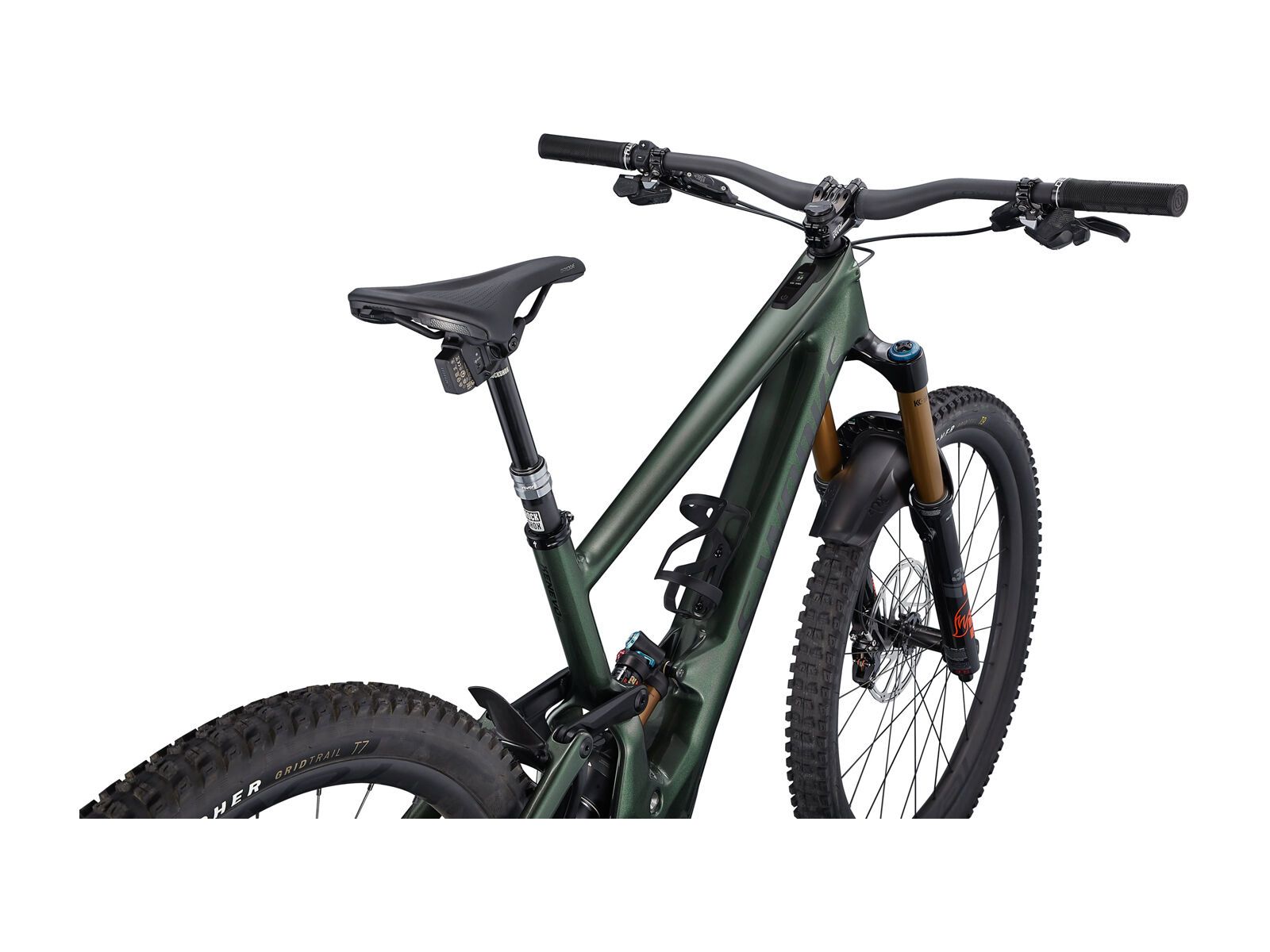 Specialized S-Works Turbo Kenevo SL, oak green metallic/black - Bild 4