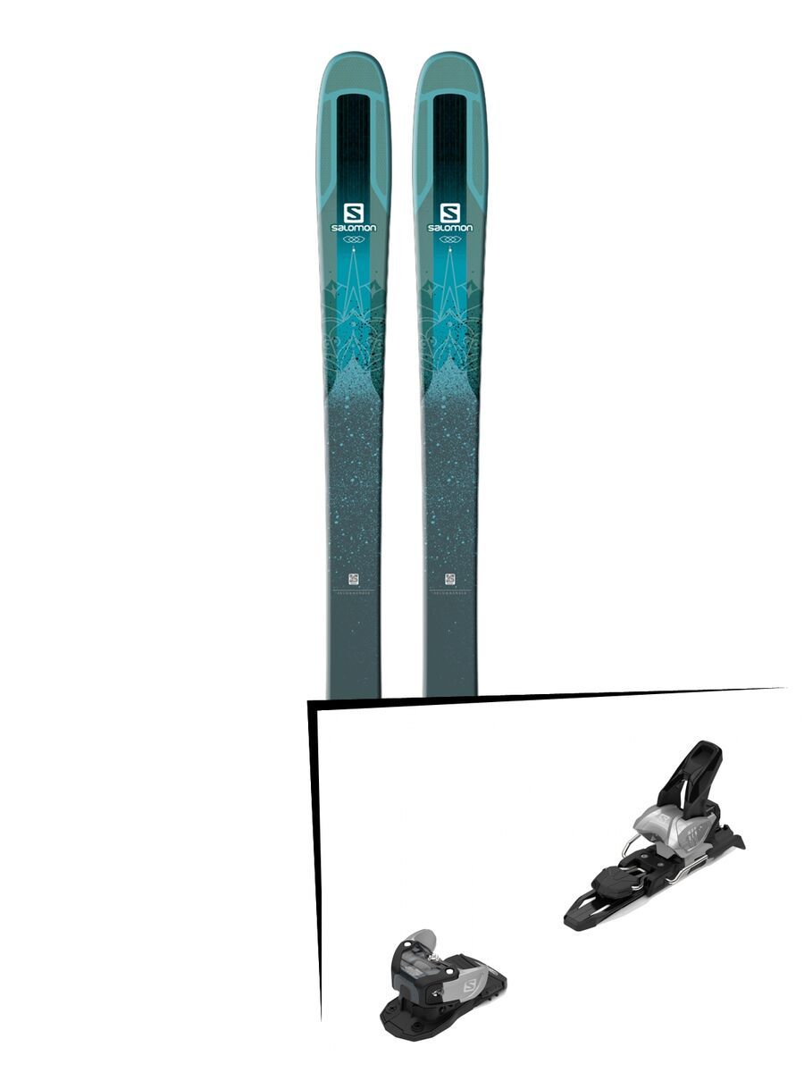 Set: Salomon QST Lumen 99 2018 + Salomon Warden MNC 11 silver/black - Bild 1