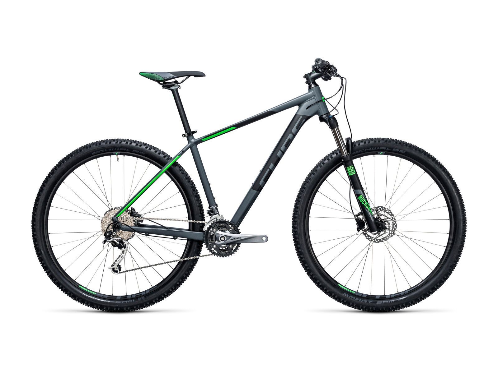 Cube Analog 27.5, darkgrey´n´green - Bild 1