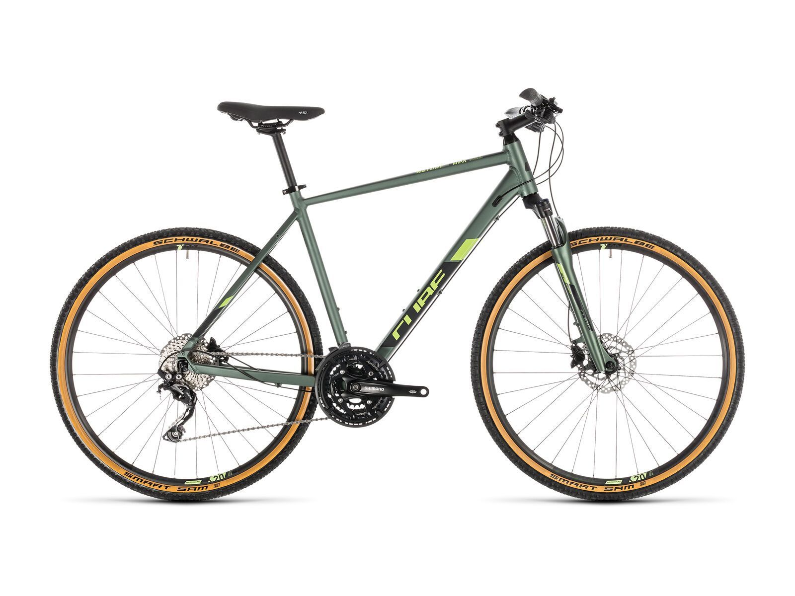 *** 2. Wahl *** Cube Nature EXC 2019, green´n´black - Fitnessbike | Größe 58 cm - Bild 1