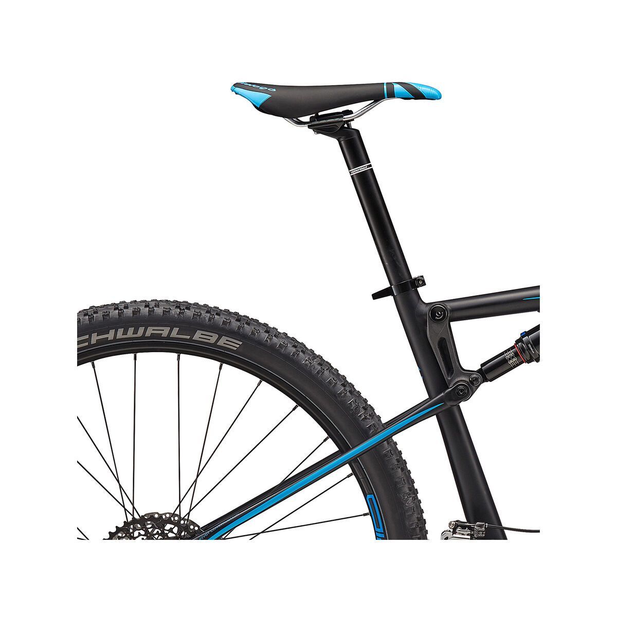 Cannondale Scalpel-Si 5 27.5, matte jet black w/ matte ultra blue and gloss black - BLK - Bild 5