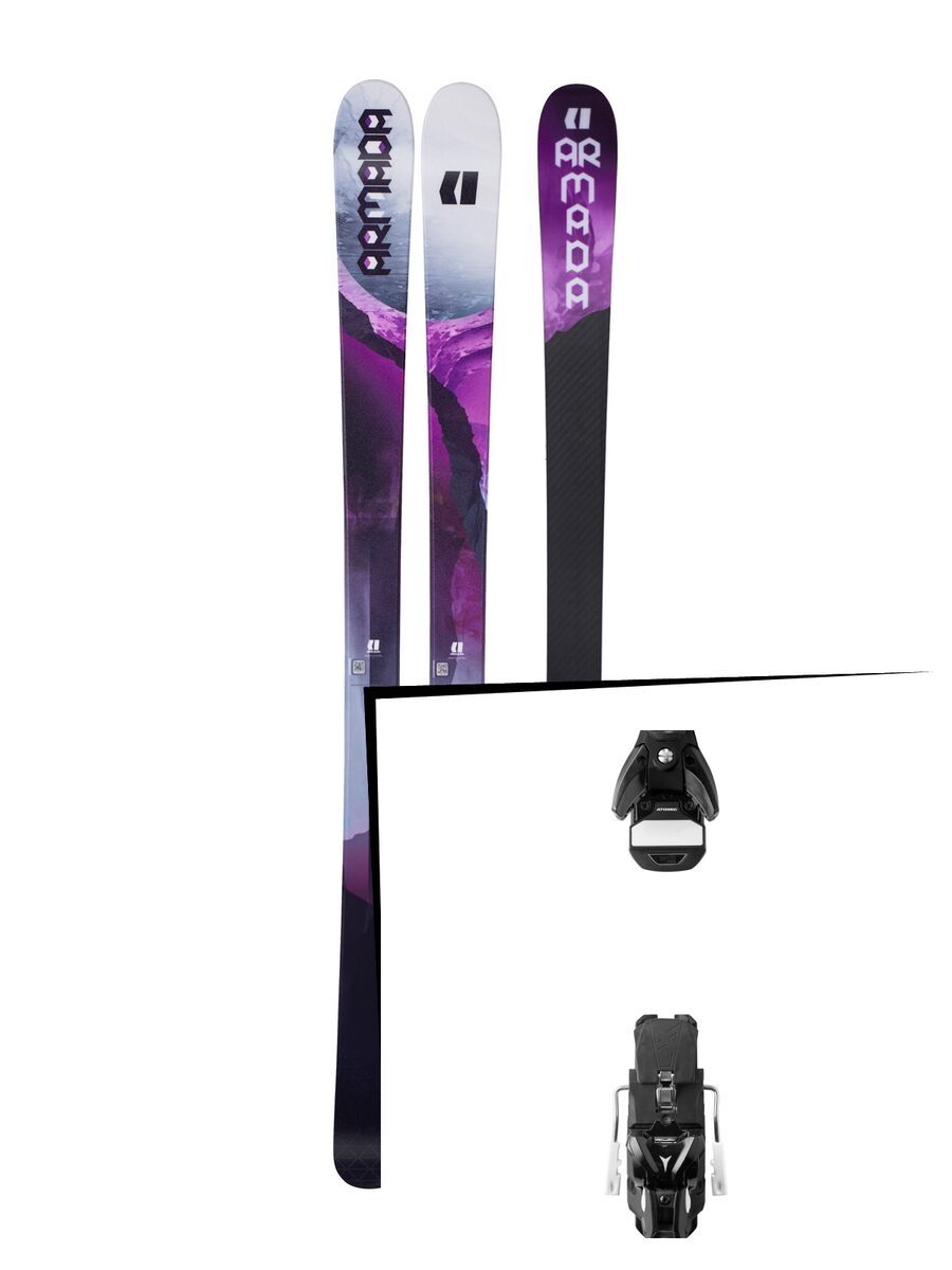 Set: Armada Victa 87 Ti 2018 + Atomic STH 13 WTR black/gun metal - Bild 1