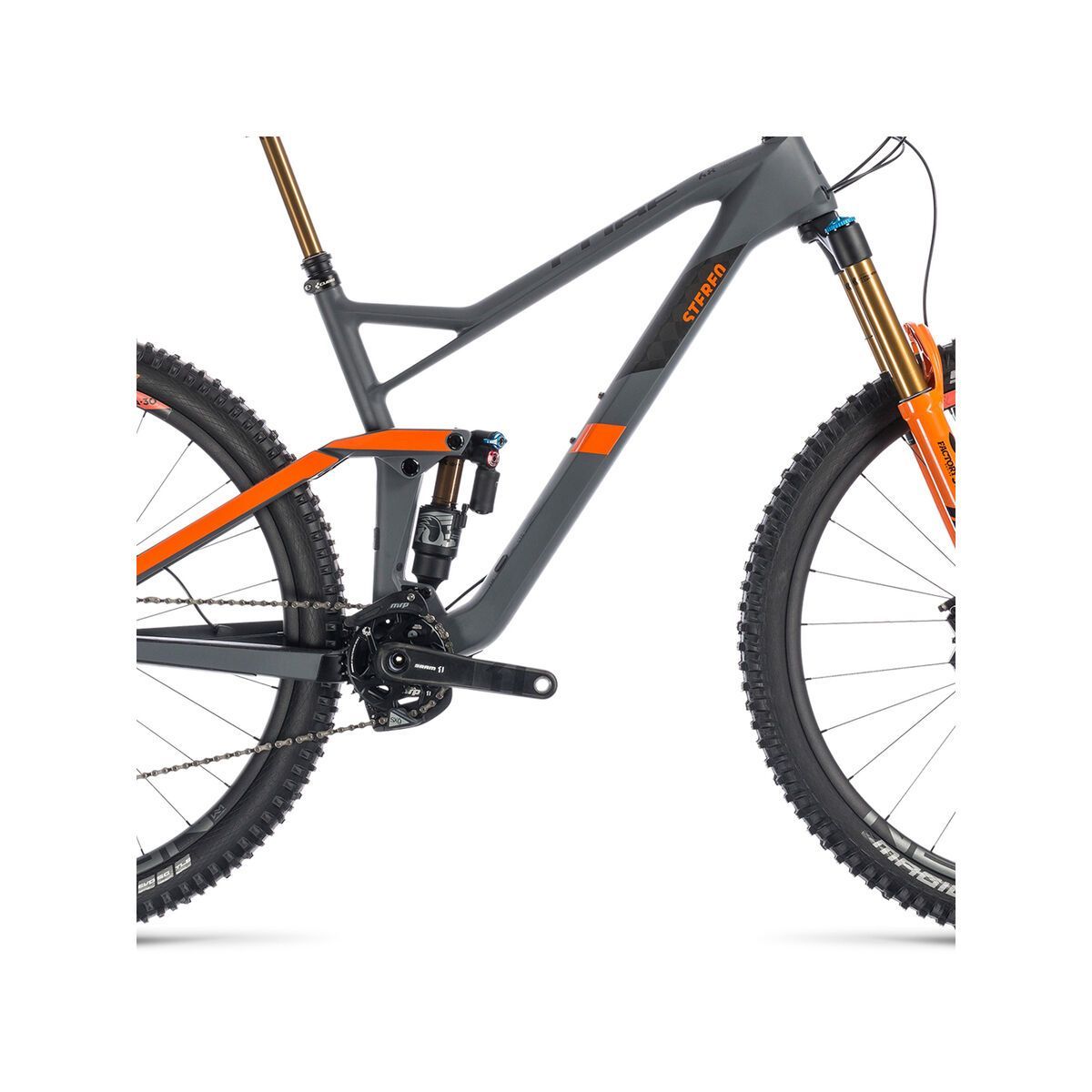 Cube Stereo 150 C:68 TM 29, grey´n´orange - Bild 3