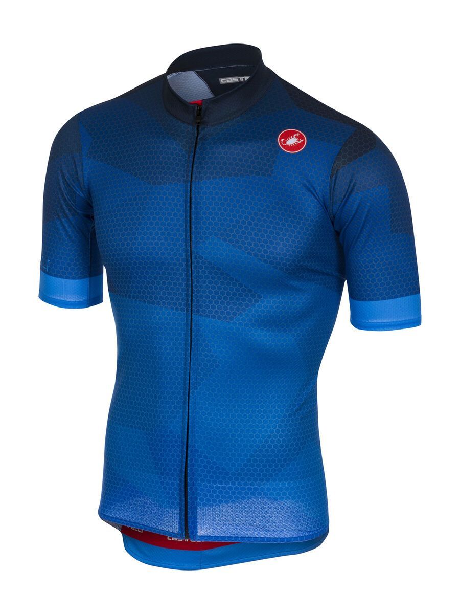 Castelli Flusso Jersey FZ, surf blue - Bild 1