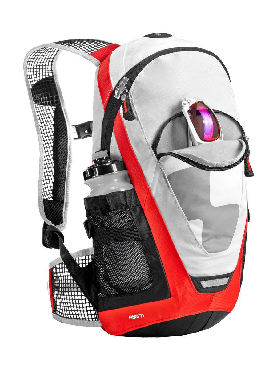 Cube Rucksack AMS 11 Teamline, weiß/rot/schwarz - Bild 3