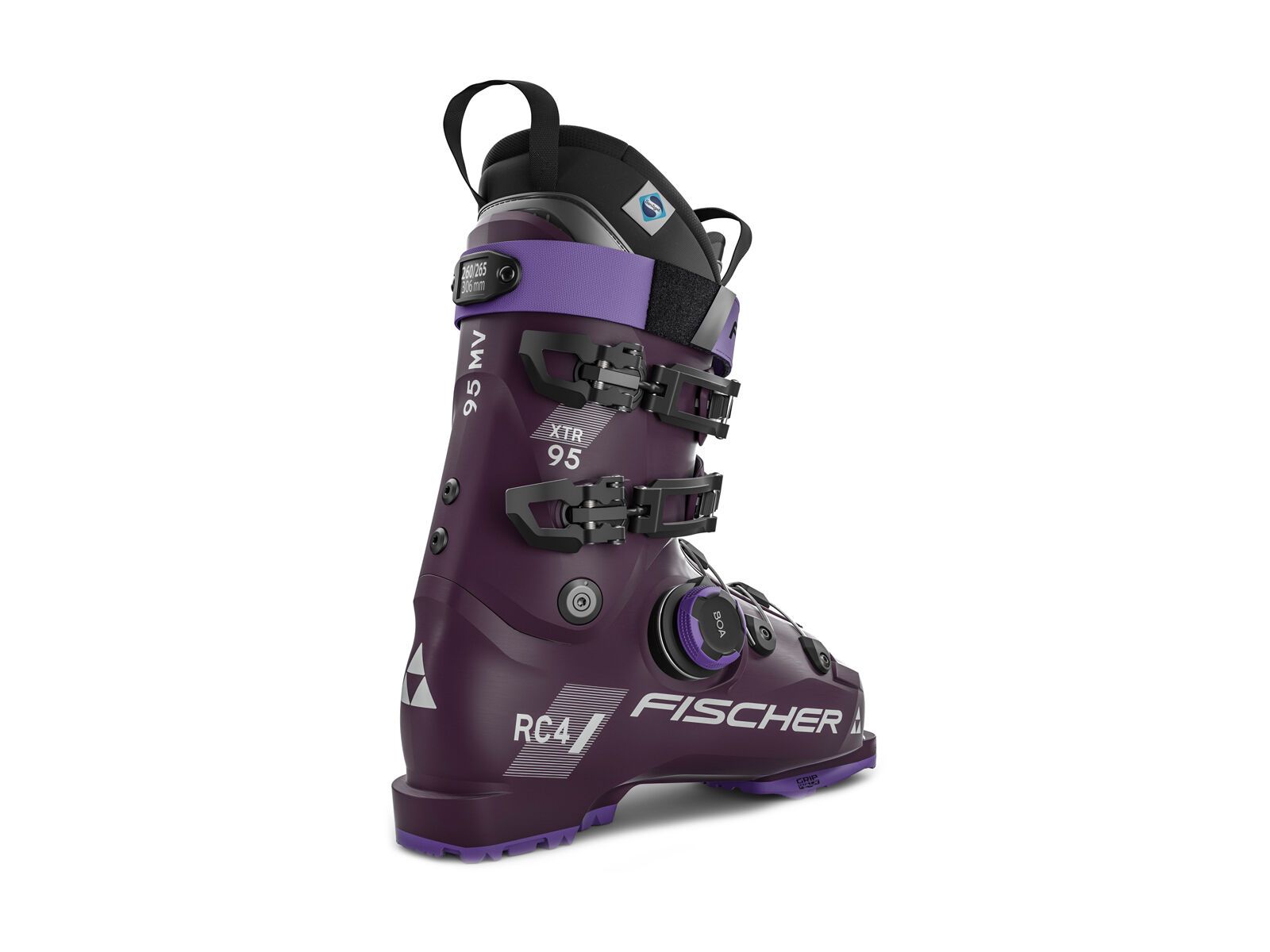 Fischer XTR RC4 95 MV BOA GW, wineberry/wineberry - Bild 3
