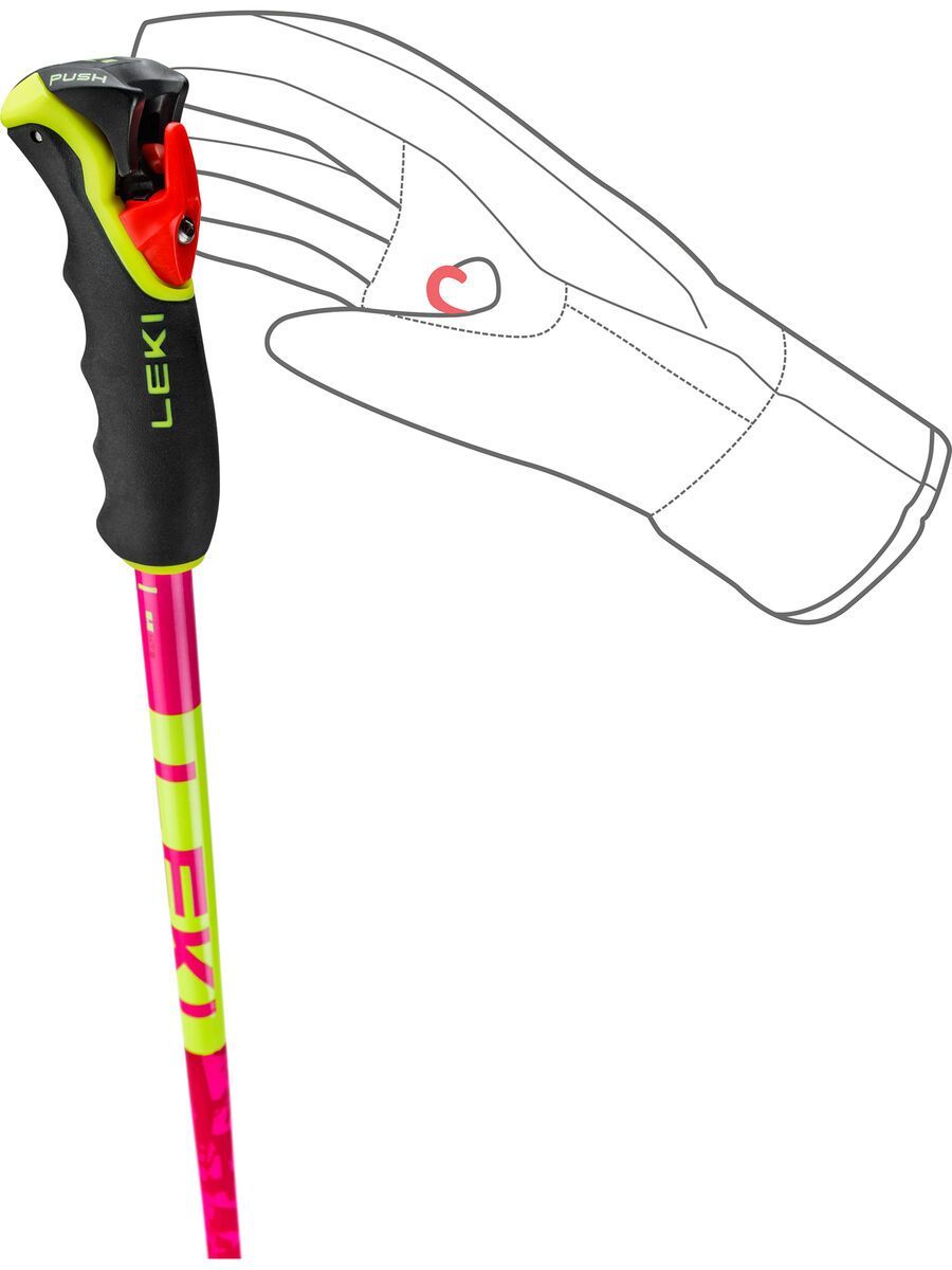 Leki Spitfire 3D, neonmagenta/neonyellow/berry - Bild 5