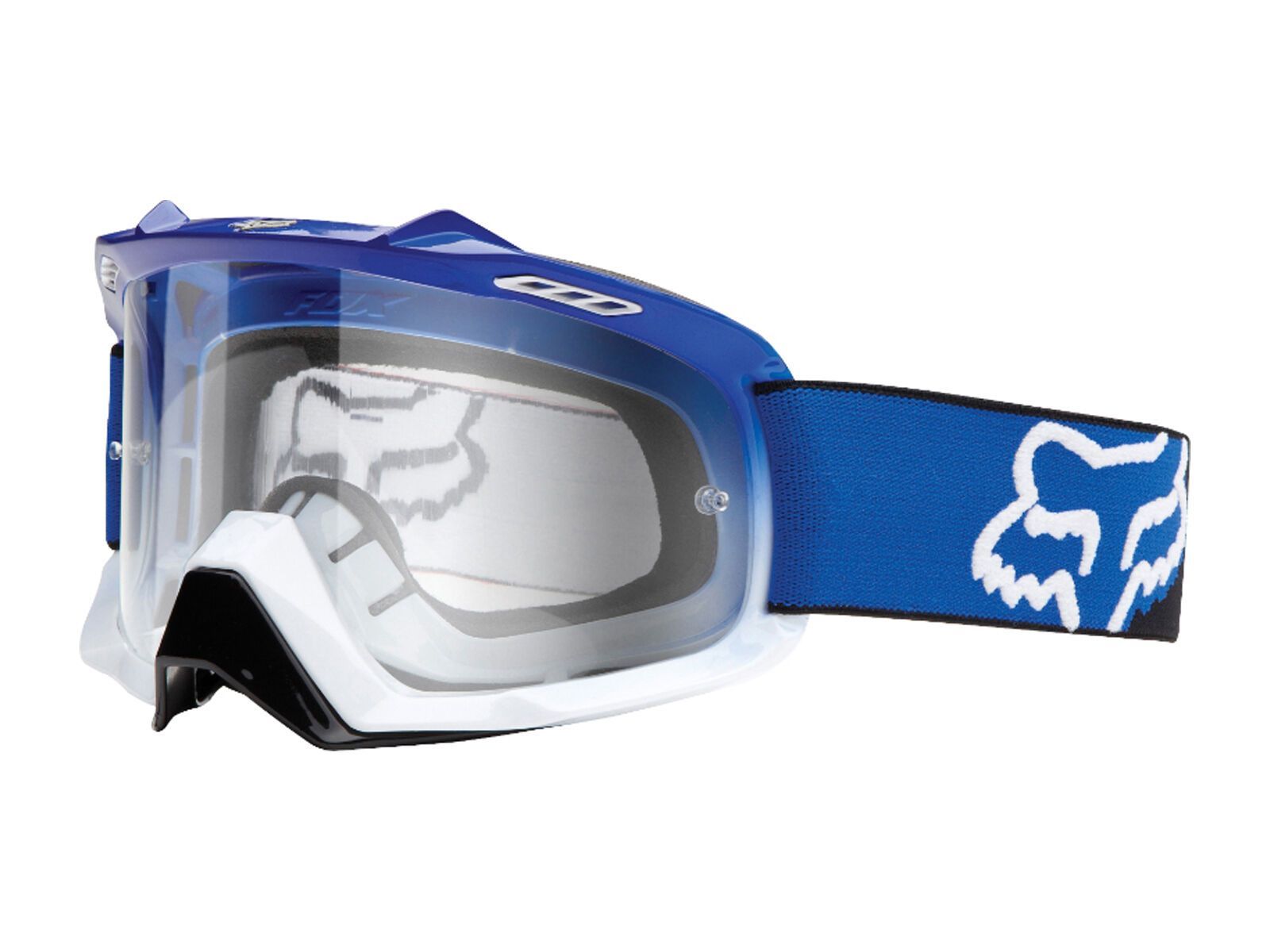 Fox Airspc, race blue-white fade/Lens: clear - Bild 1