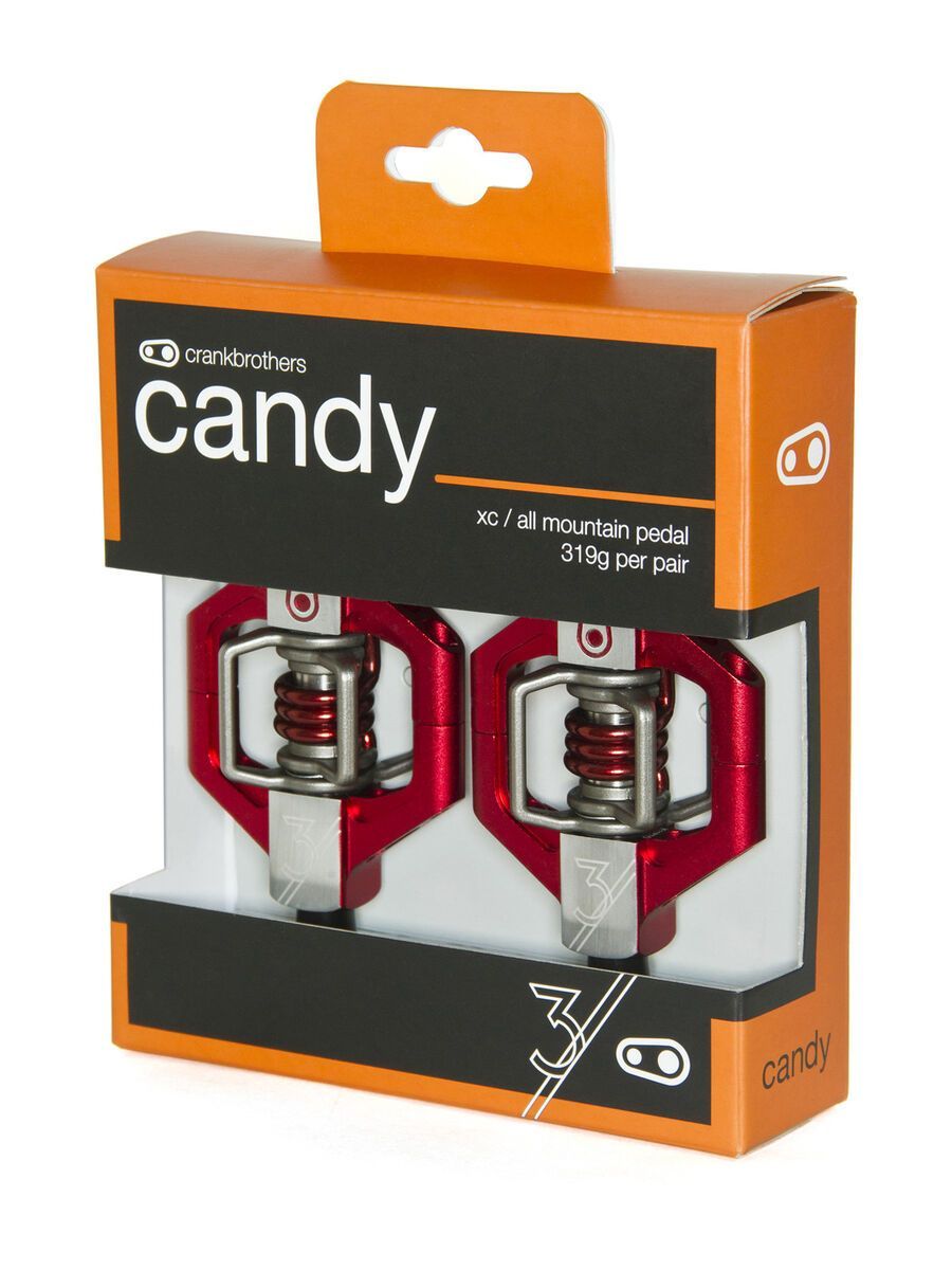 Crankbrothers Candy 3 Hangtag Version, rot - Bild 1