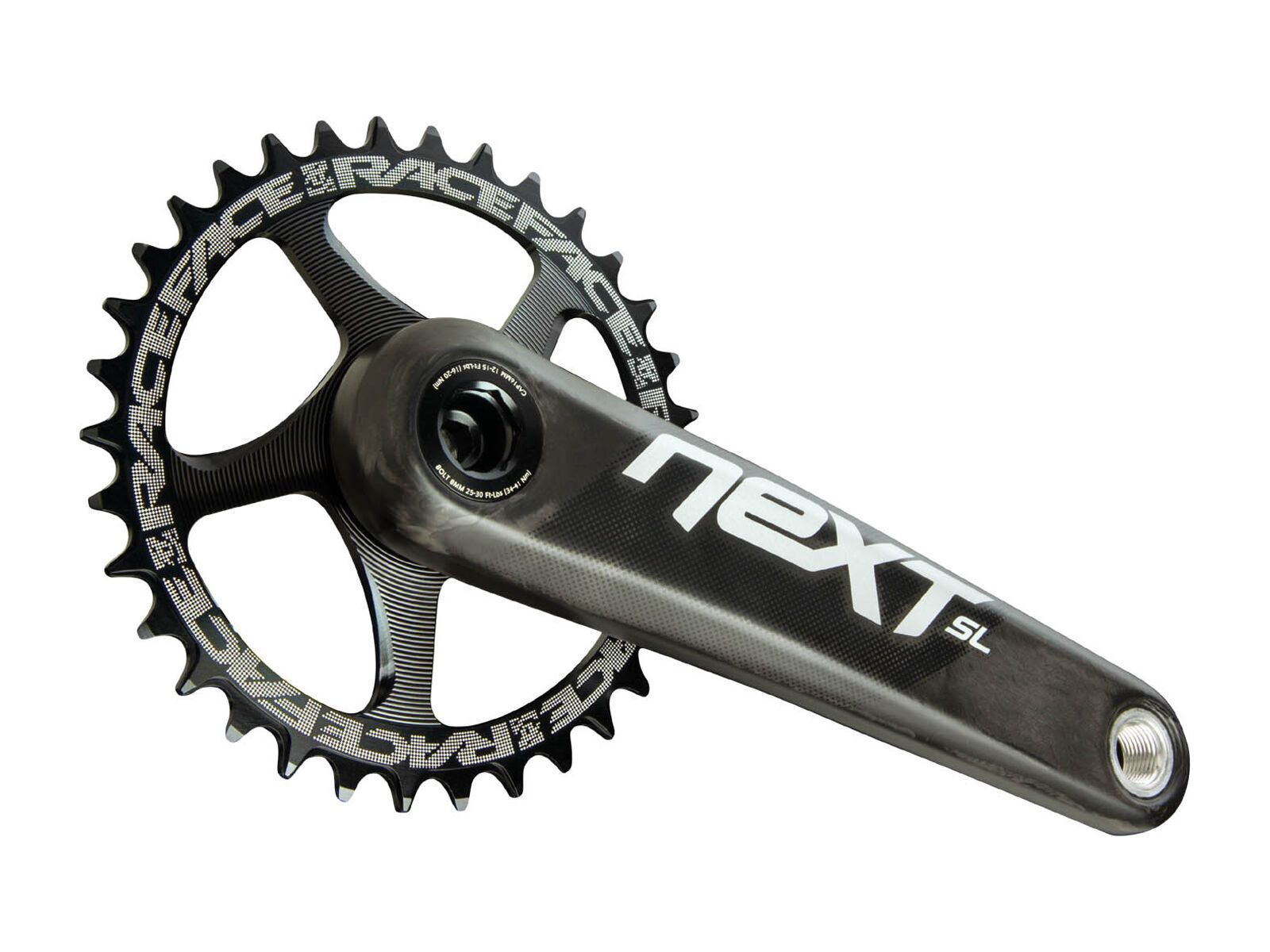 Race Face Next SL Cinch - 1x10/11, 28 Z, carbon/silver - Bild 1