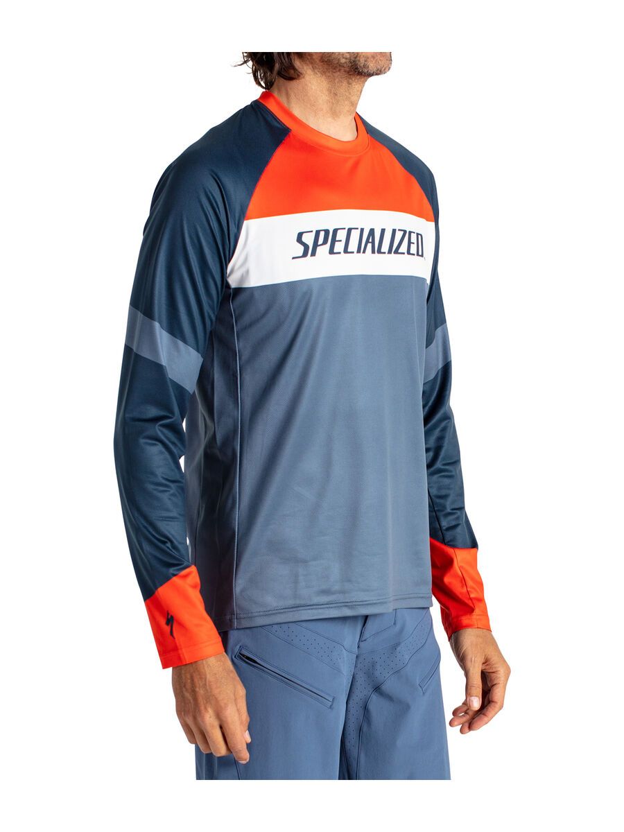 Specialized Demo Pro Longsleeve Jersey, storm grey/cast blue - Bild 3